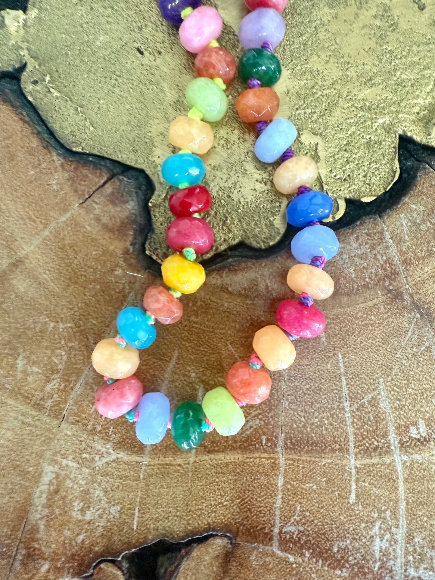 Gems by SJ Colorful Bead Necklace