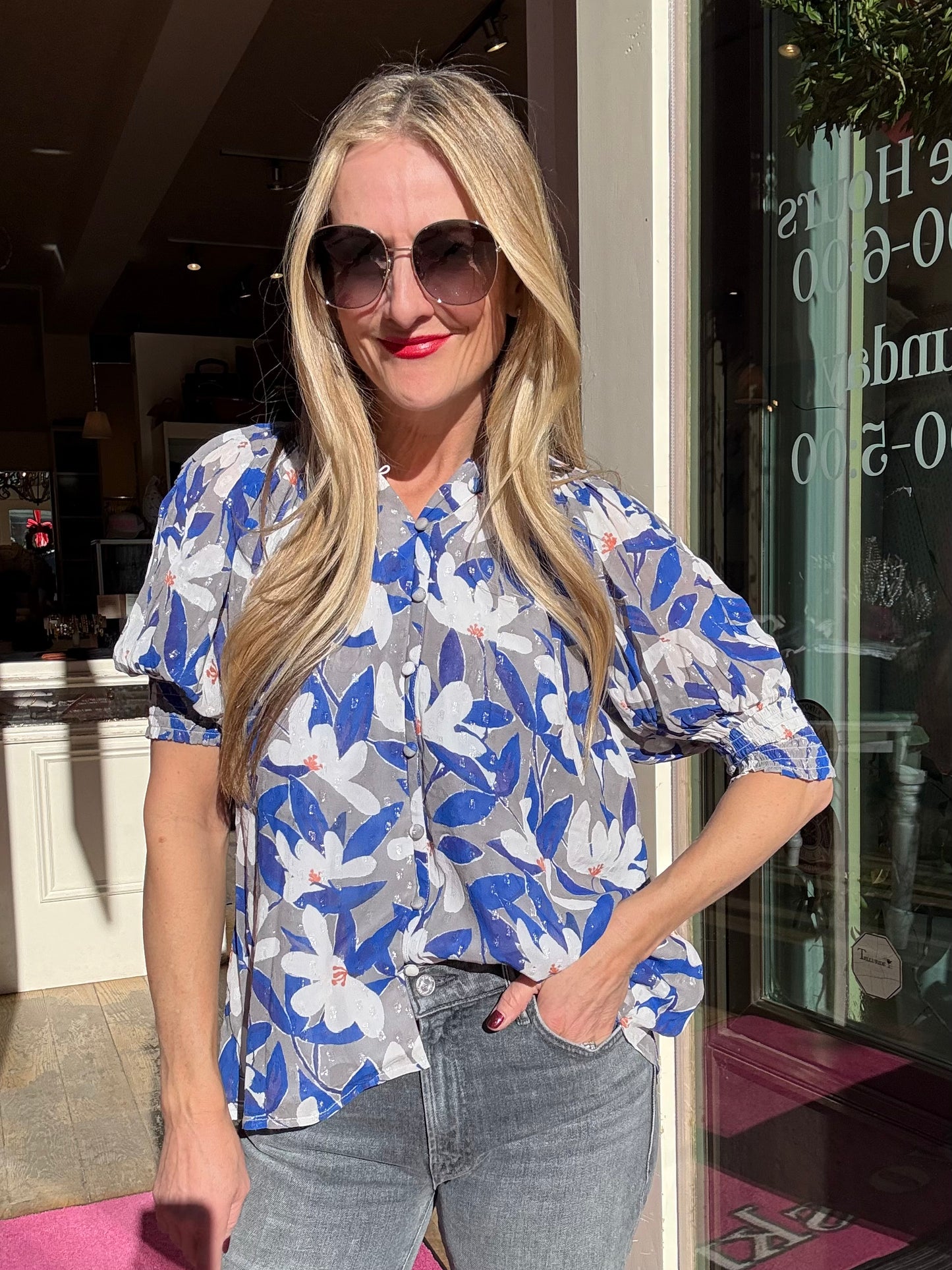 NAW Gathered Neck Top