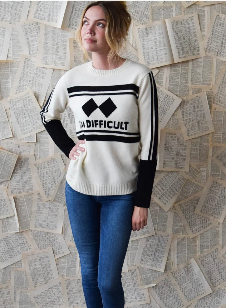 NAW "I'm Difficult" Sweater