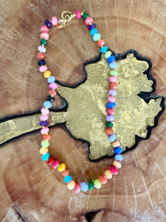 Gems by SJ Colorful Bead Necklace
