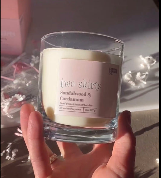 Zephyr Two Skirts Candle