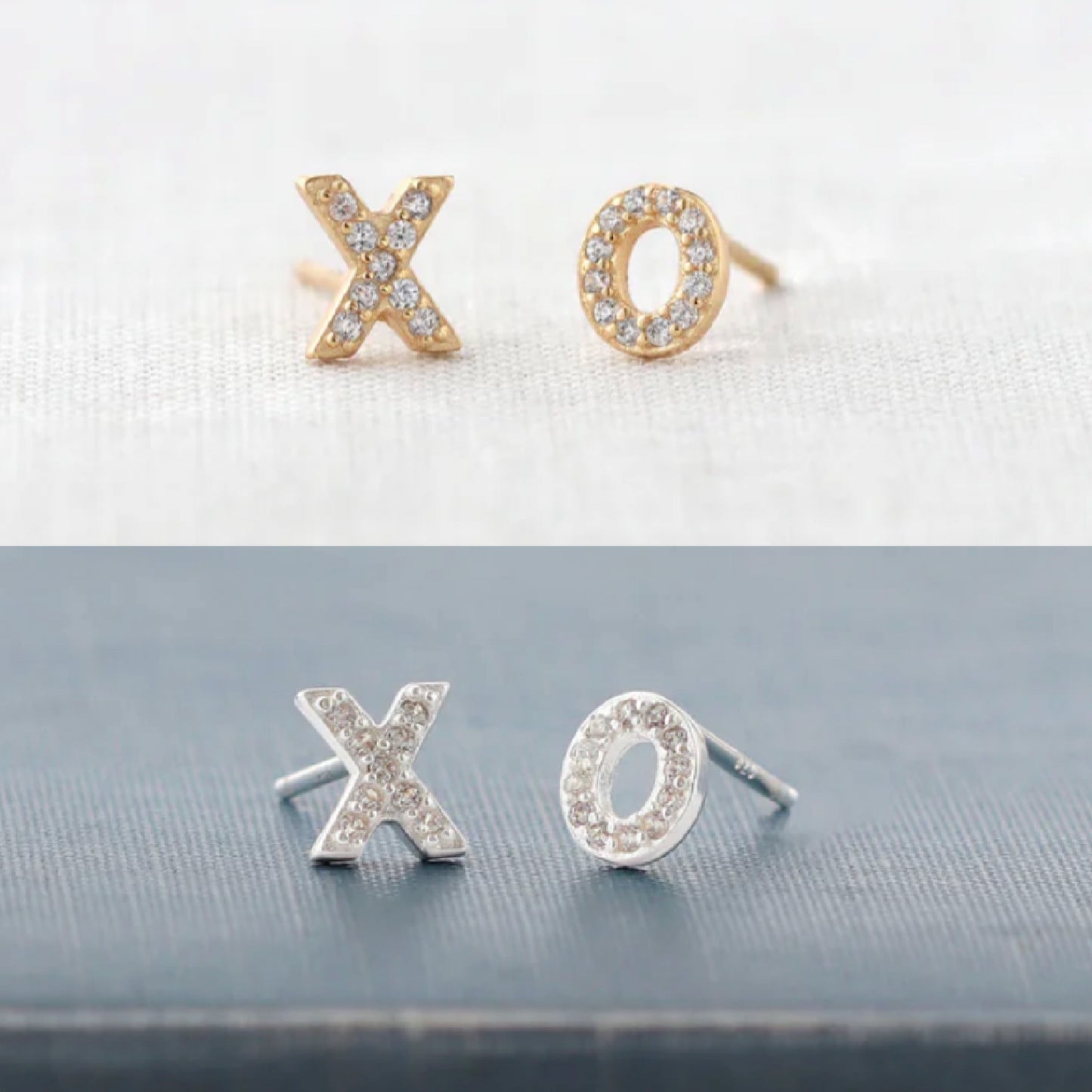 Kris Nations XO Crystal Stud