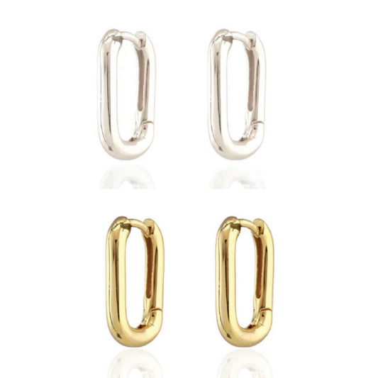 Kris Nation Oval Huggie Hoop