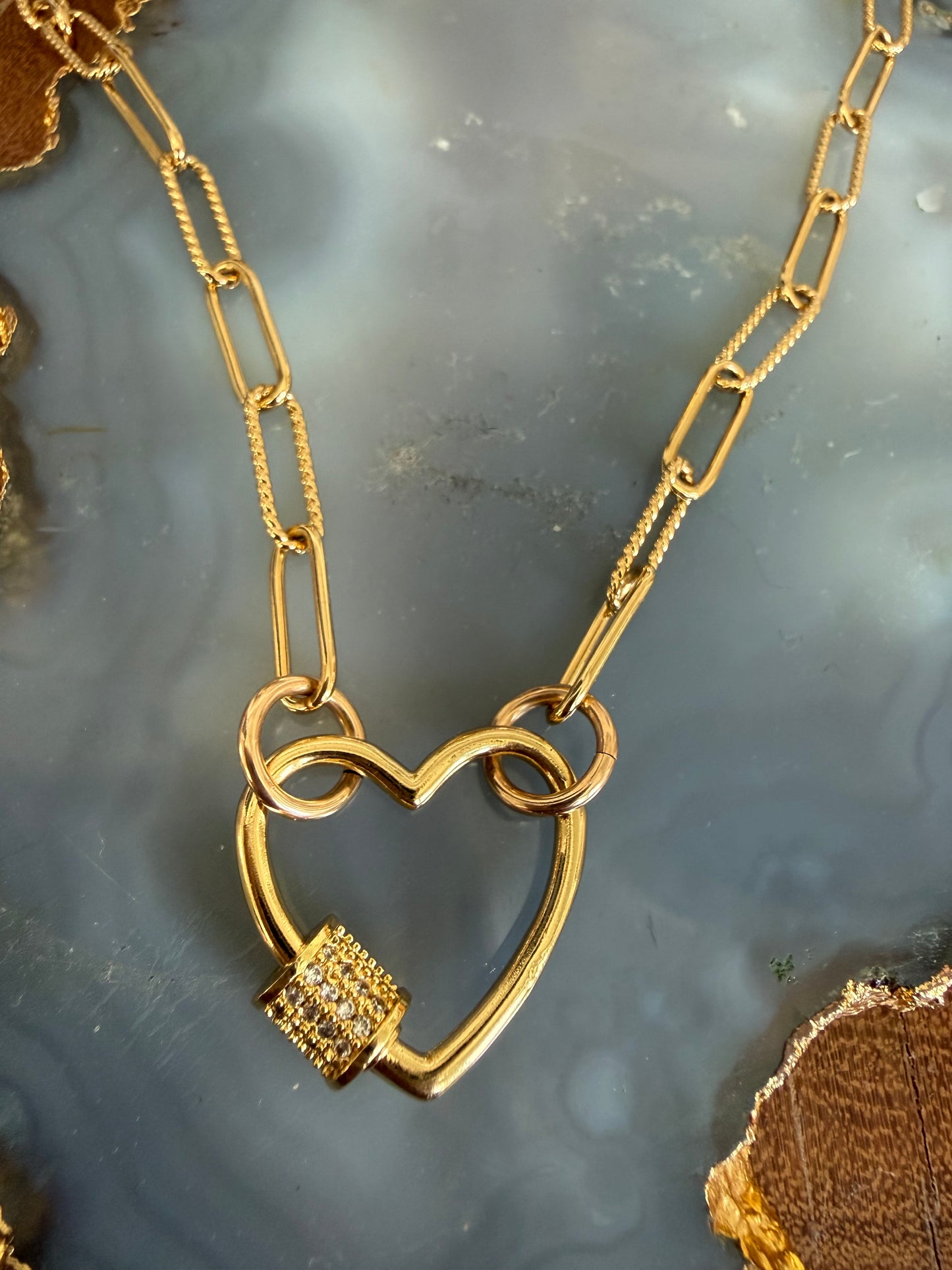 Cristina V 20” Sm Heart Necklace
