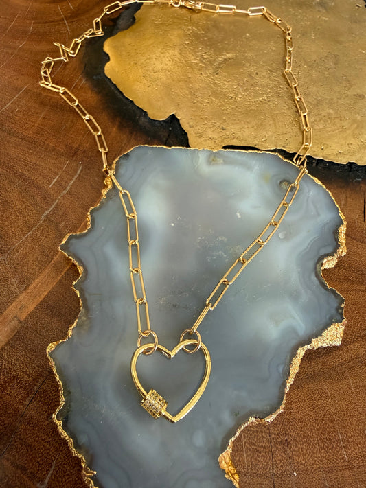 Cristina V 24" Med Heart Necklace