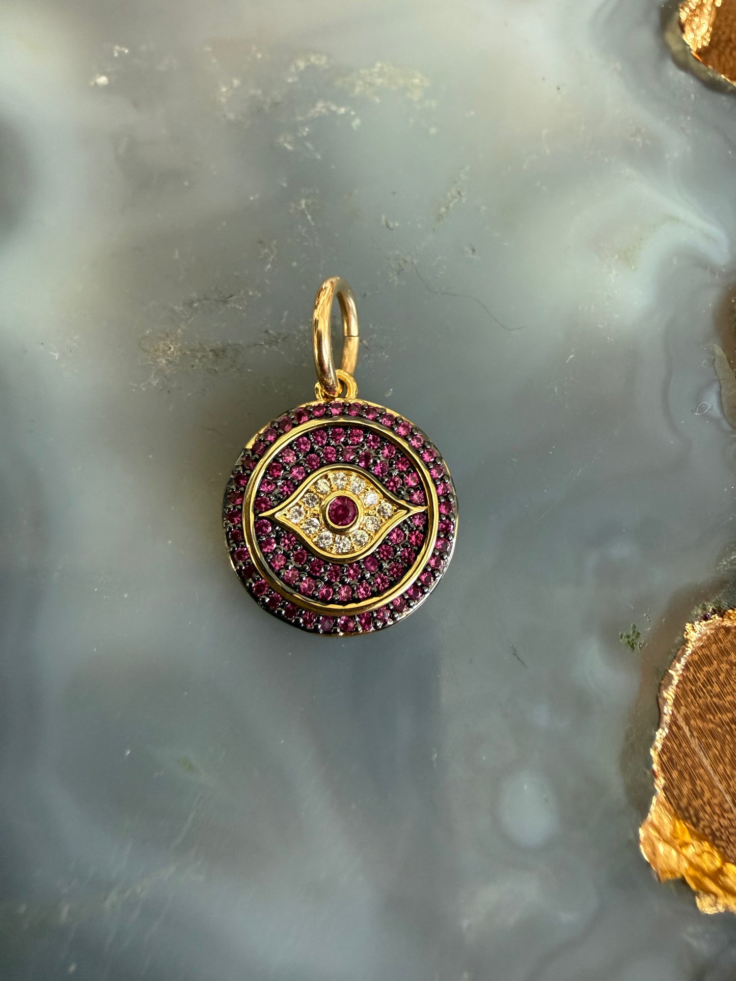 Cristina V Pink Evil Eye Charm
