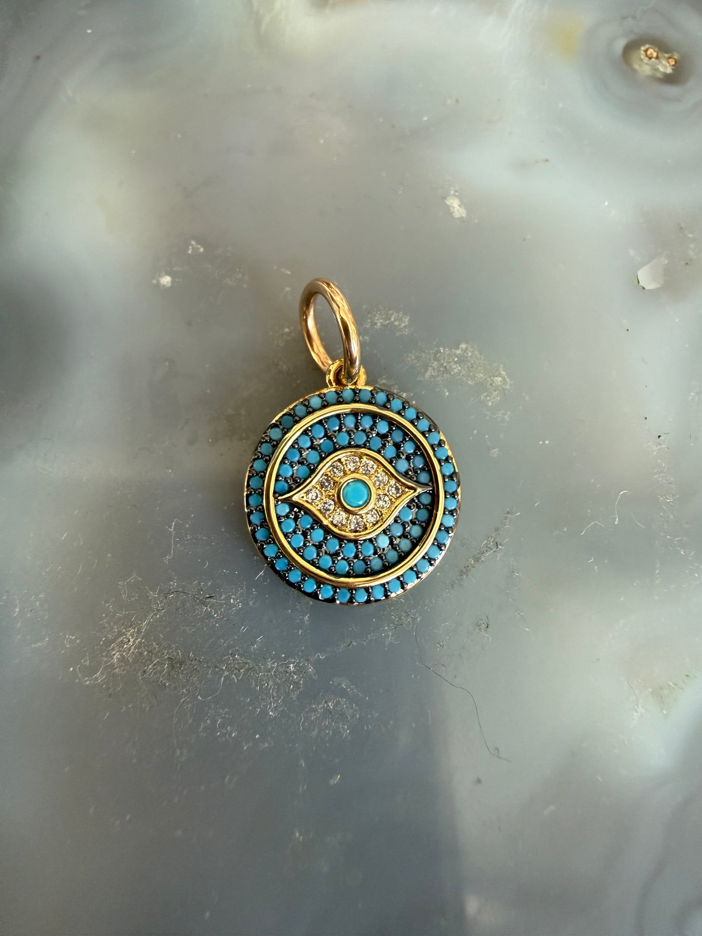 Cristina V Blue Evil Eye Charm
