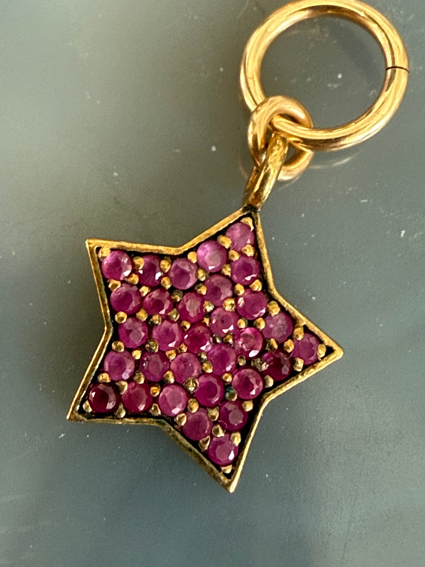 Cristina V Pink Crystal Star Charm
