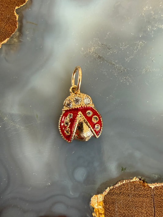 Cristina V Lady Bug Charm