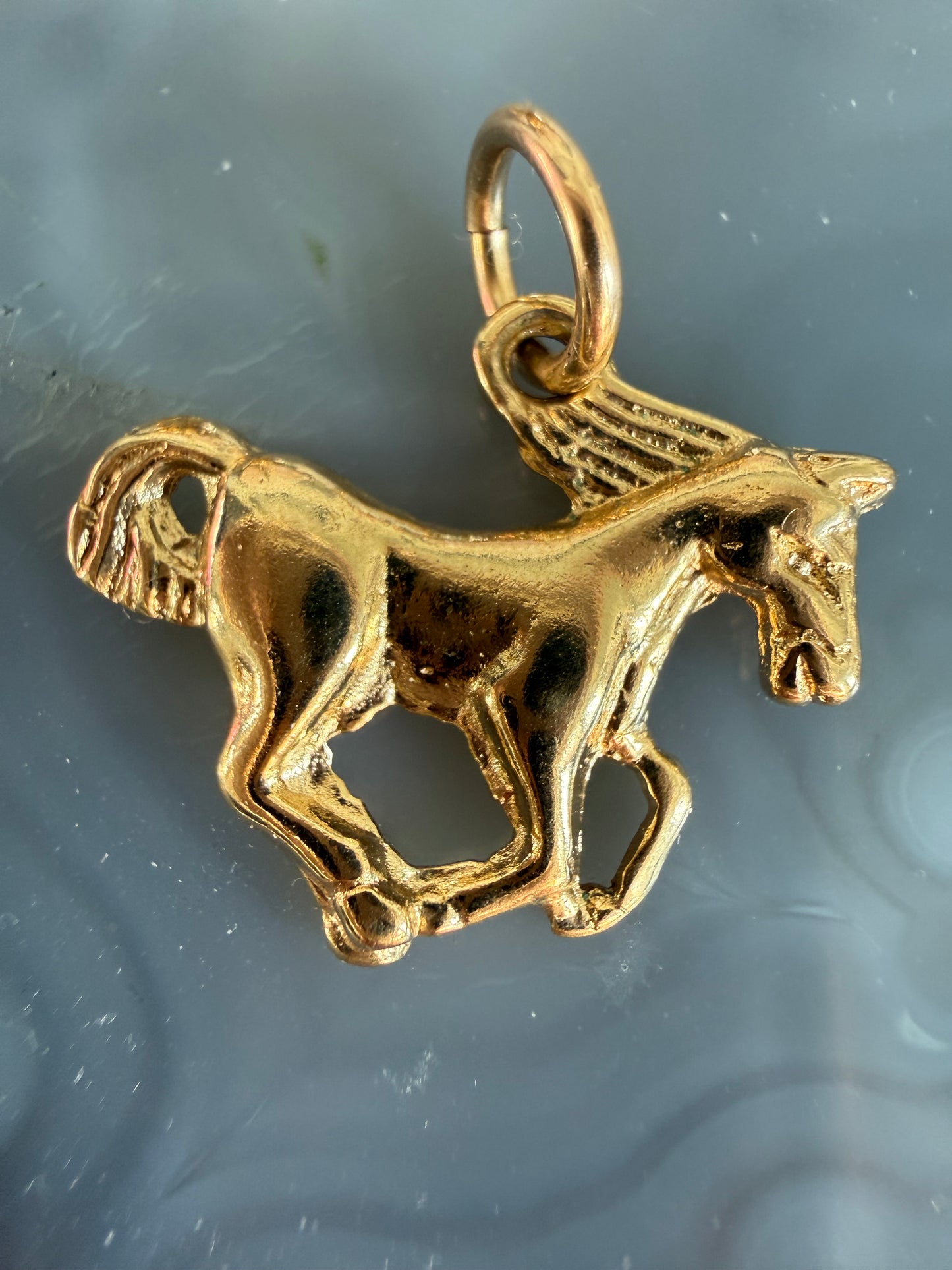 Cristina V Gold Horse Charm