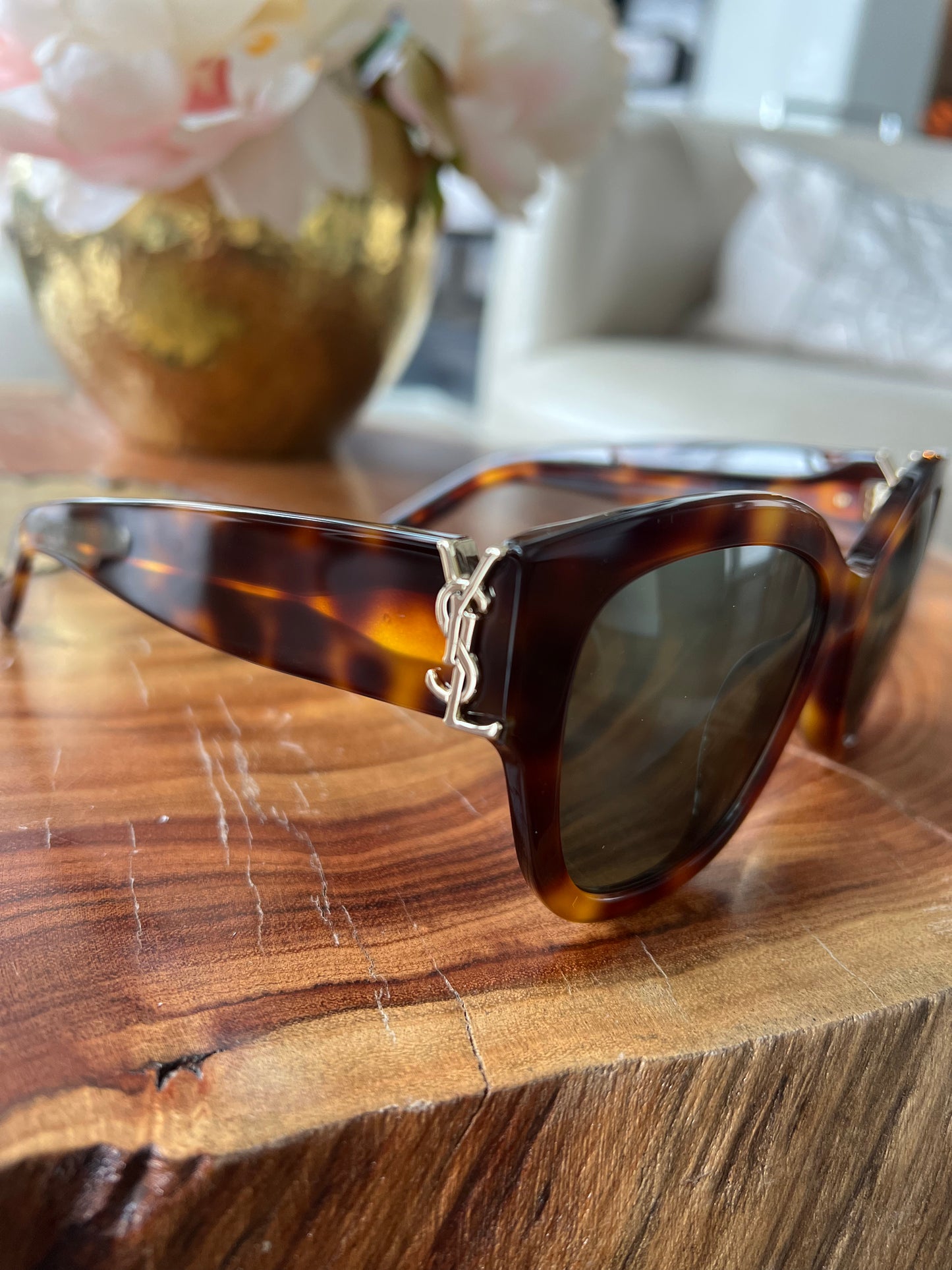 YSL Logo Sunglasses