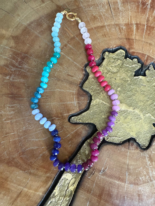 Gems by SJ Colorful Bead Necklace