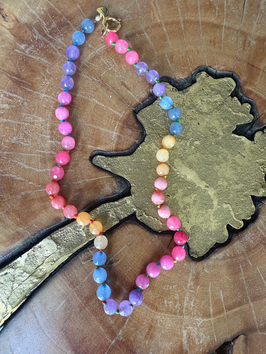 Gems by SJ Colorful Bead Necklace