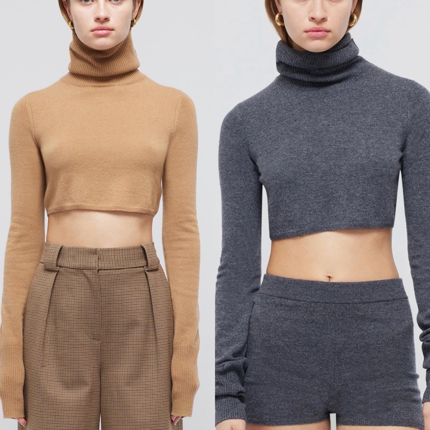 Simkhai Brie Cropped Turtleneck