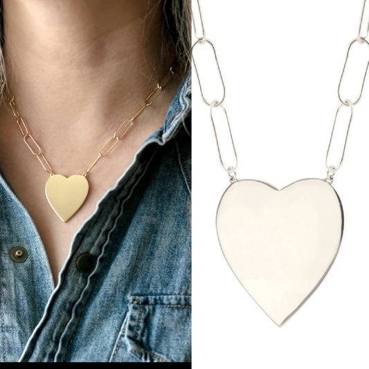 Kris Nations Large Heart Necklace