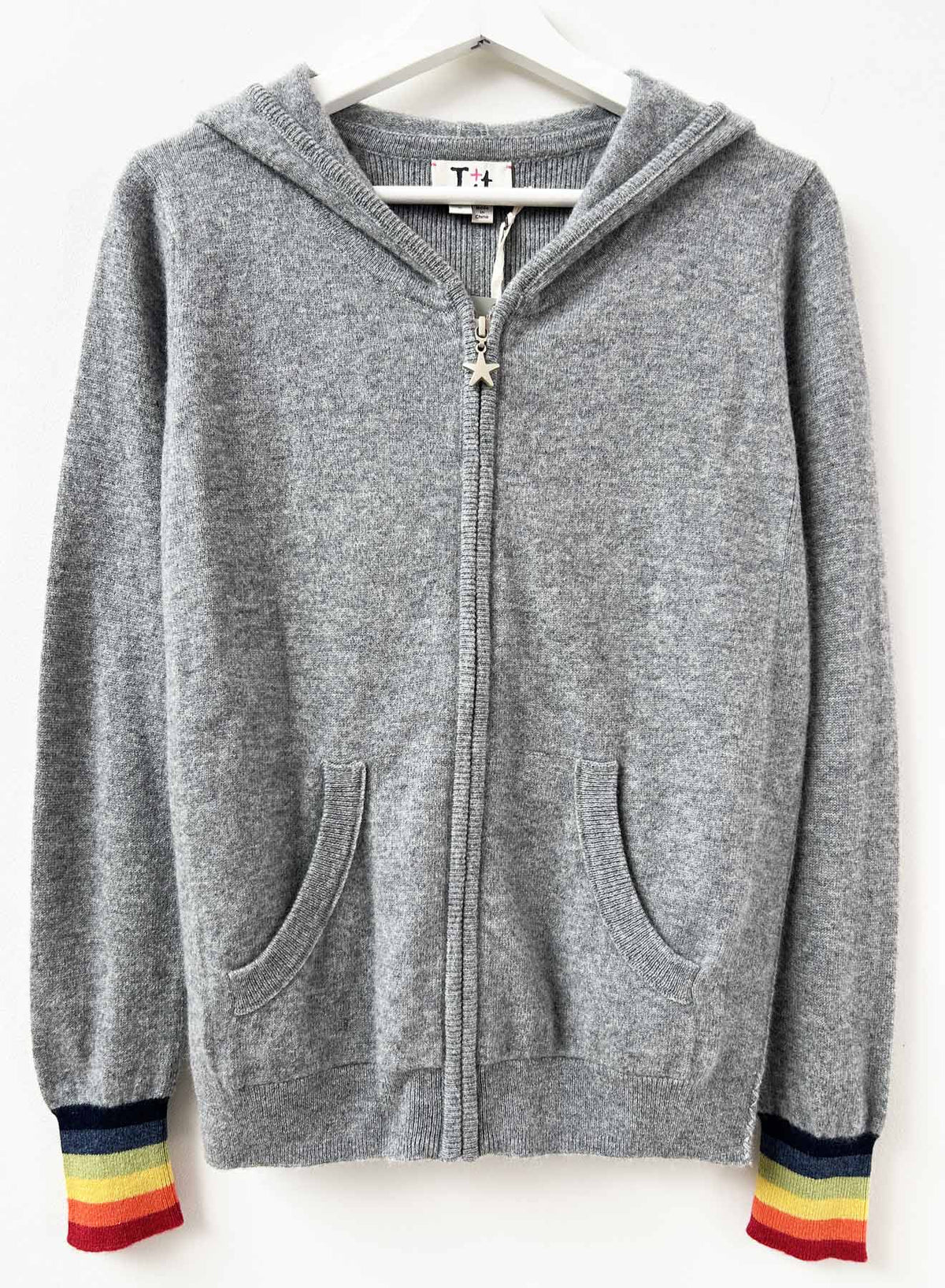 Label + Thread Vintage Wash Hoodie in Grey, main view