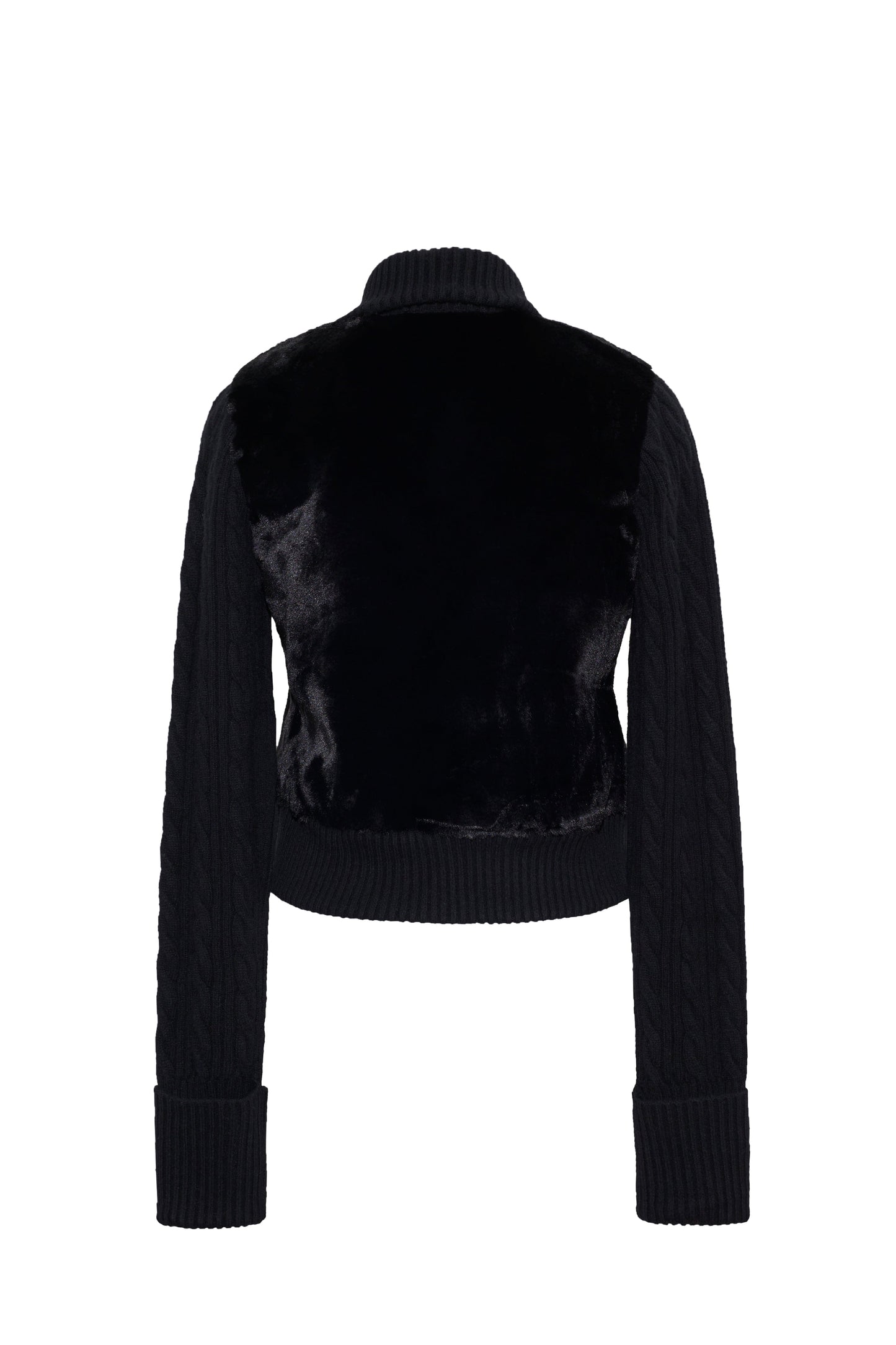 Cara Cara Logan Cardigan in Black, back view