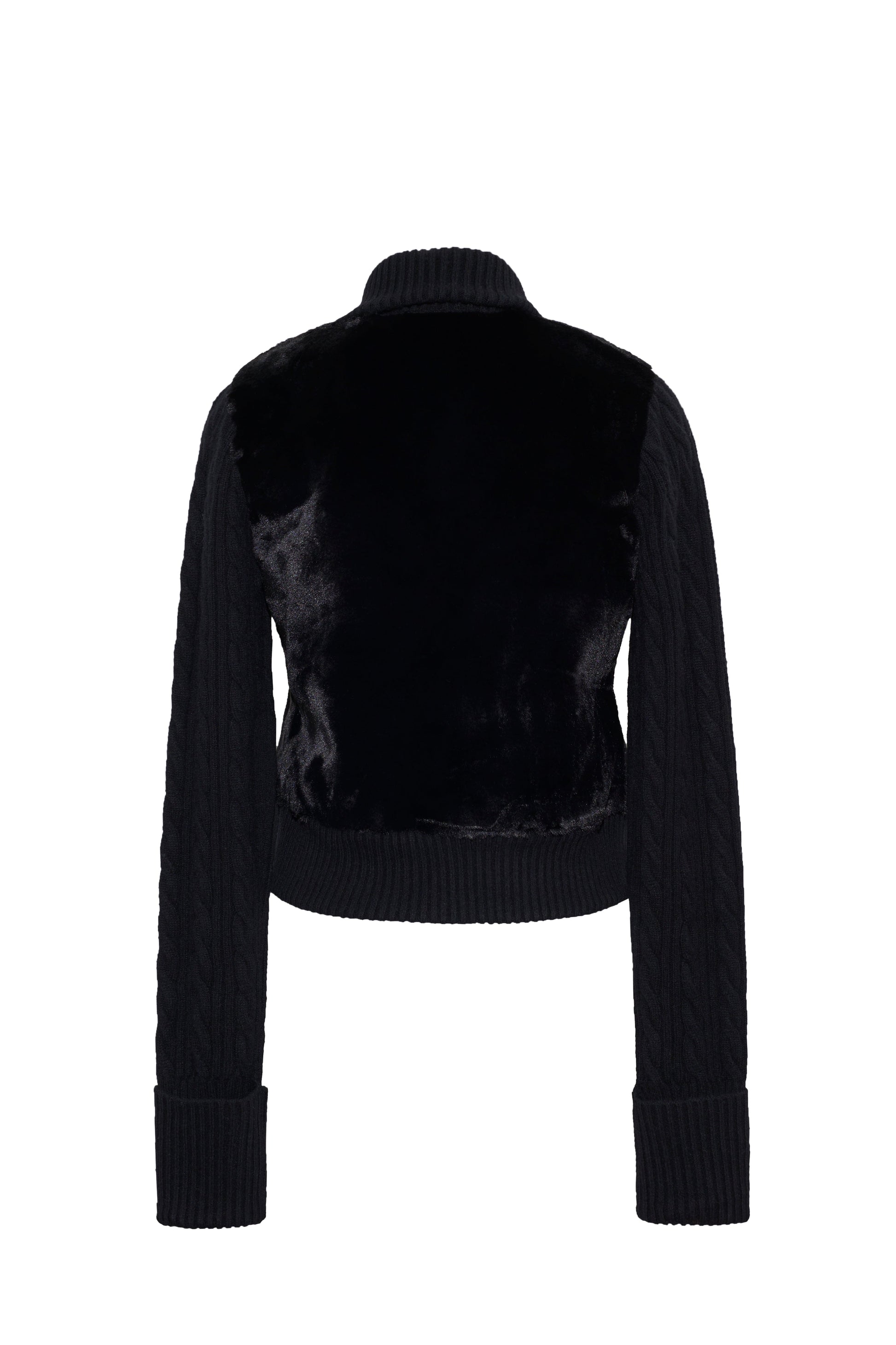 Cara Cara Logan Cardigan in Black, back view