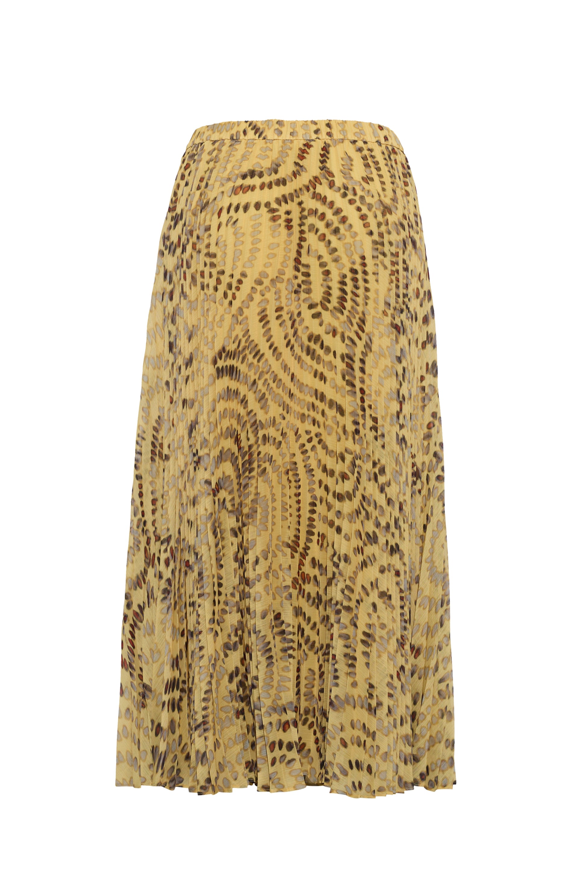 Cara Cara Otta Skirt in Veneta Arc Yellow, back view