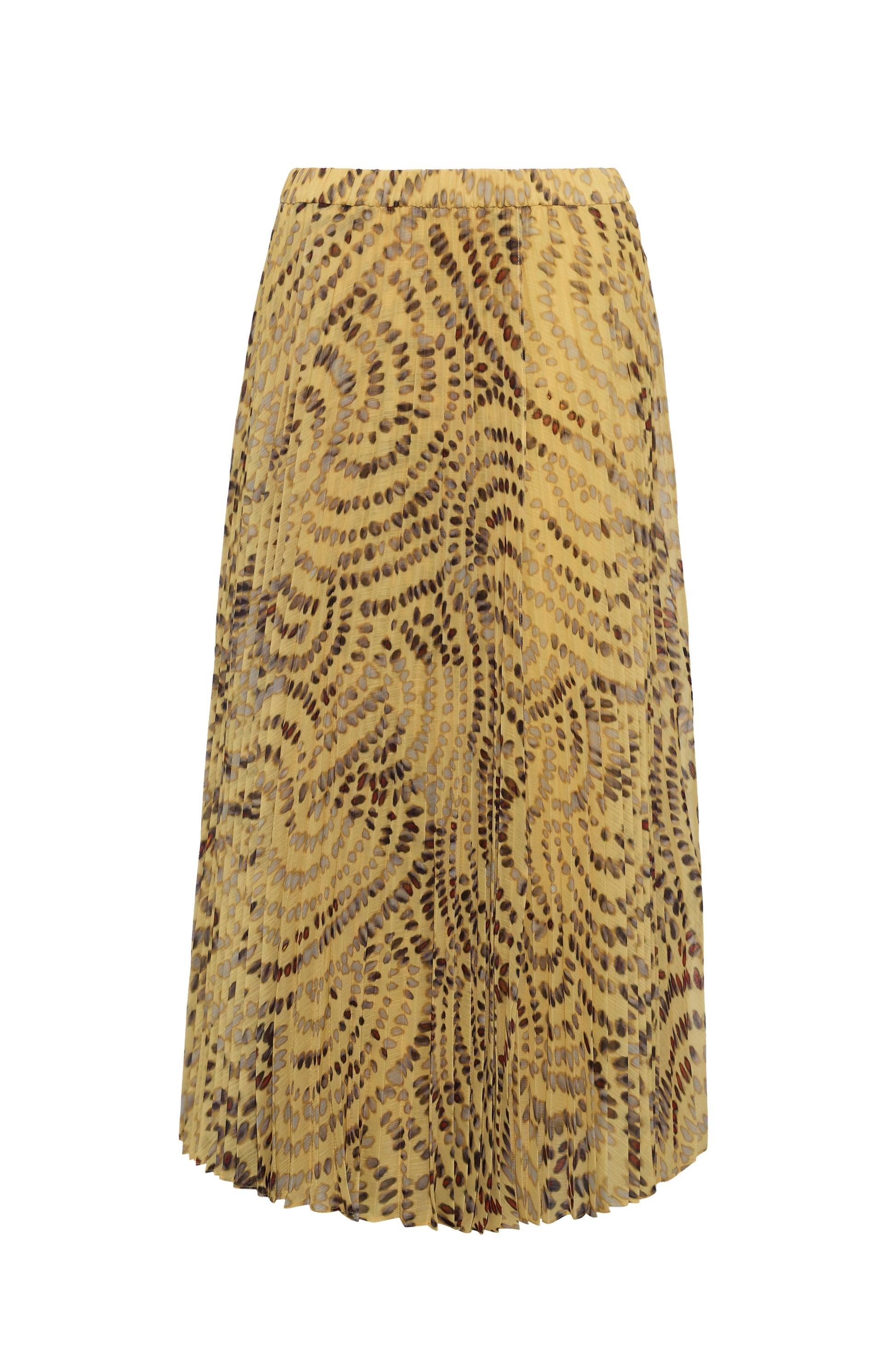 Cara Cara Otta Skirt in Veneta Arc Yellow, front view