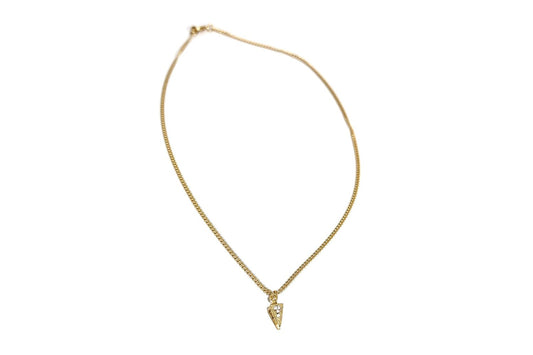 Rachel Nathan Art Deco Drop mini necklace, alternate full view