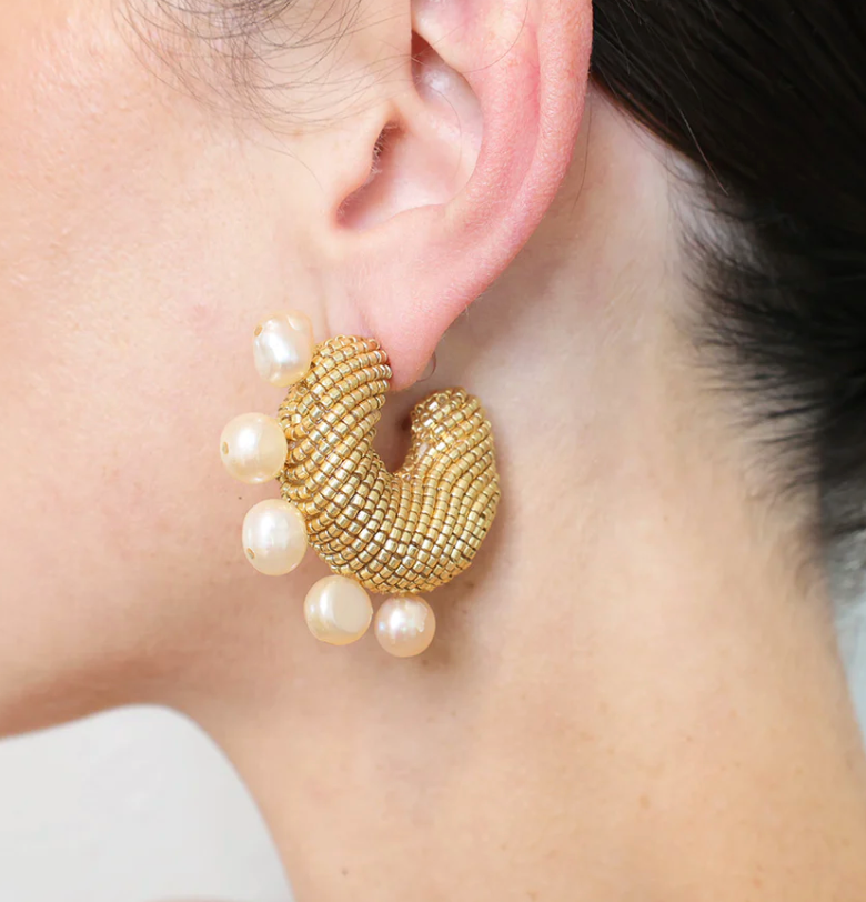 Susana Vega Solito Pearled Earring