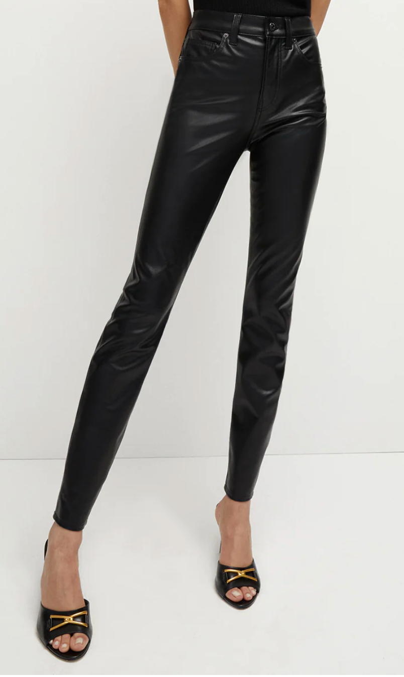 Veronica Beard Debbie Skinny Leather