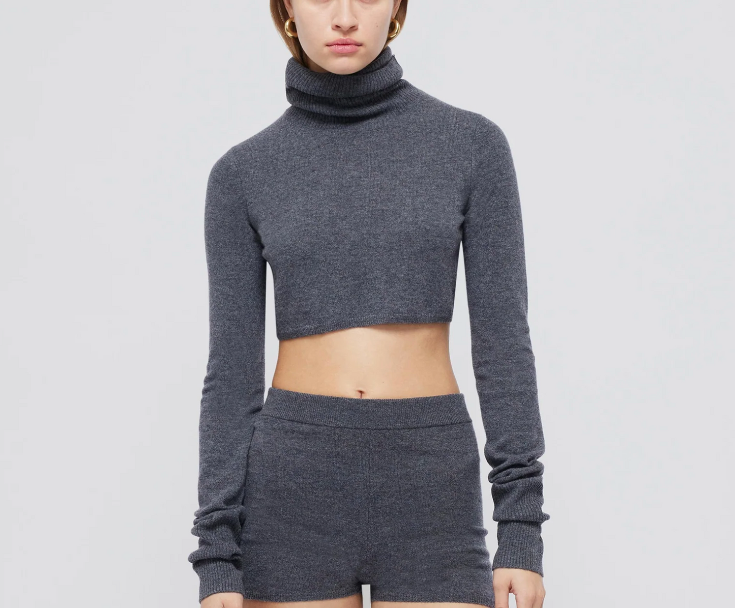 Simkhai Brie Cropped Turtleneck