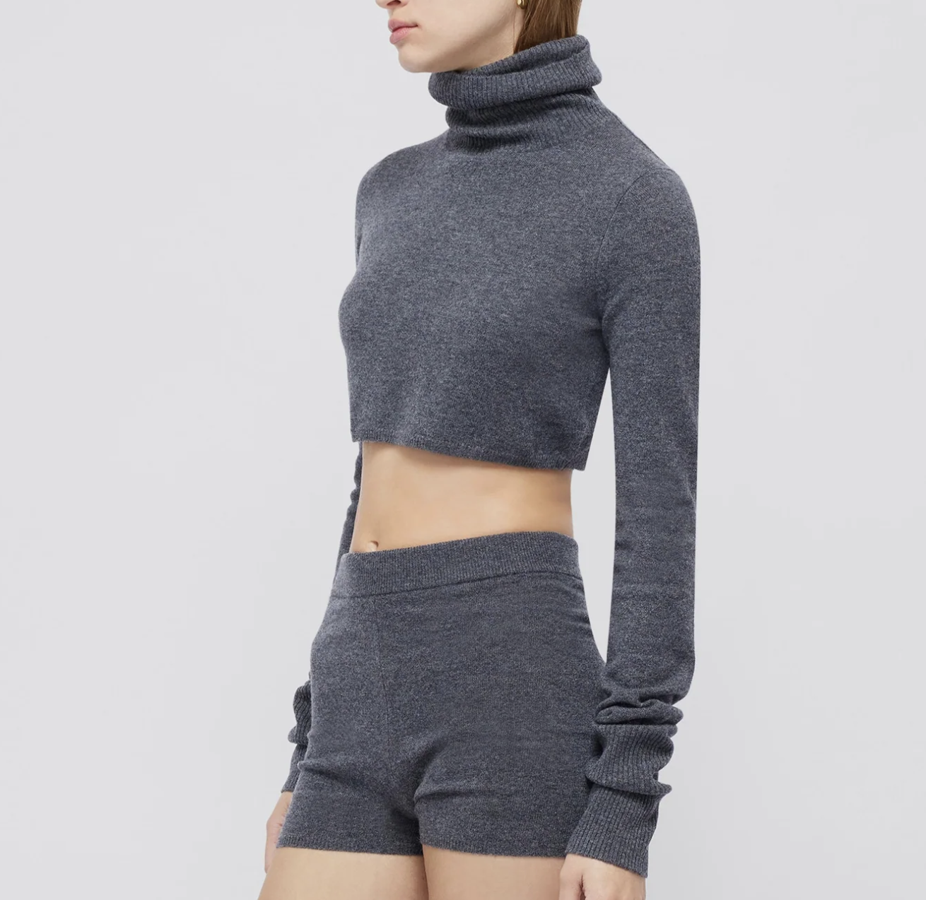 Simkhai Brie Cropped Turtleneck