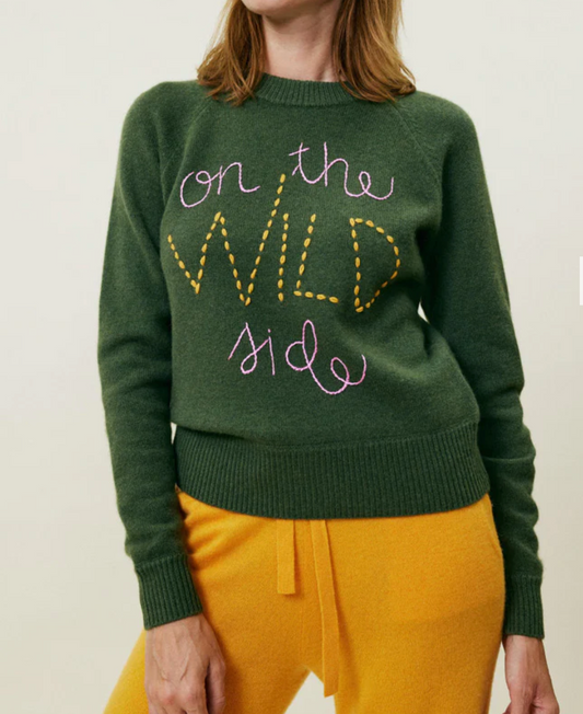Lingua Franca On the Wild Side Pullover