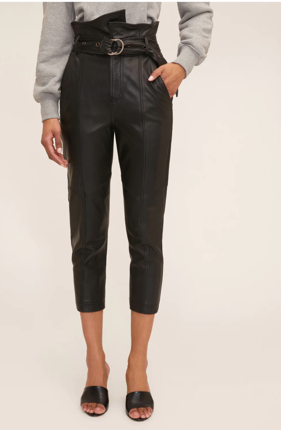 MW Anniston Leather Pant