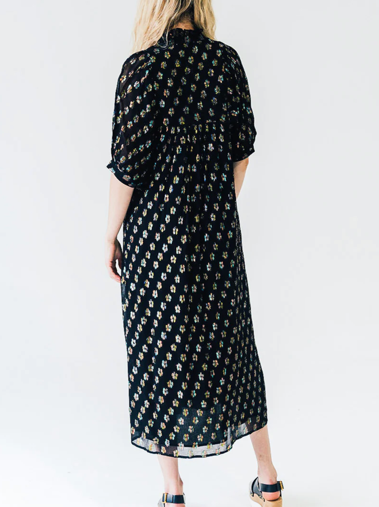 NAW Midi Metallic Dress