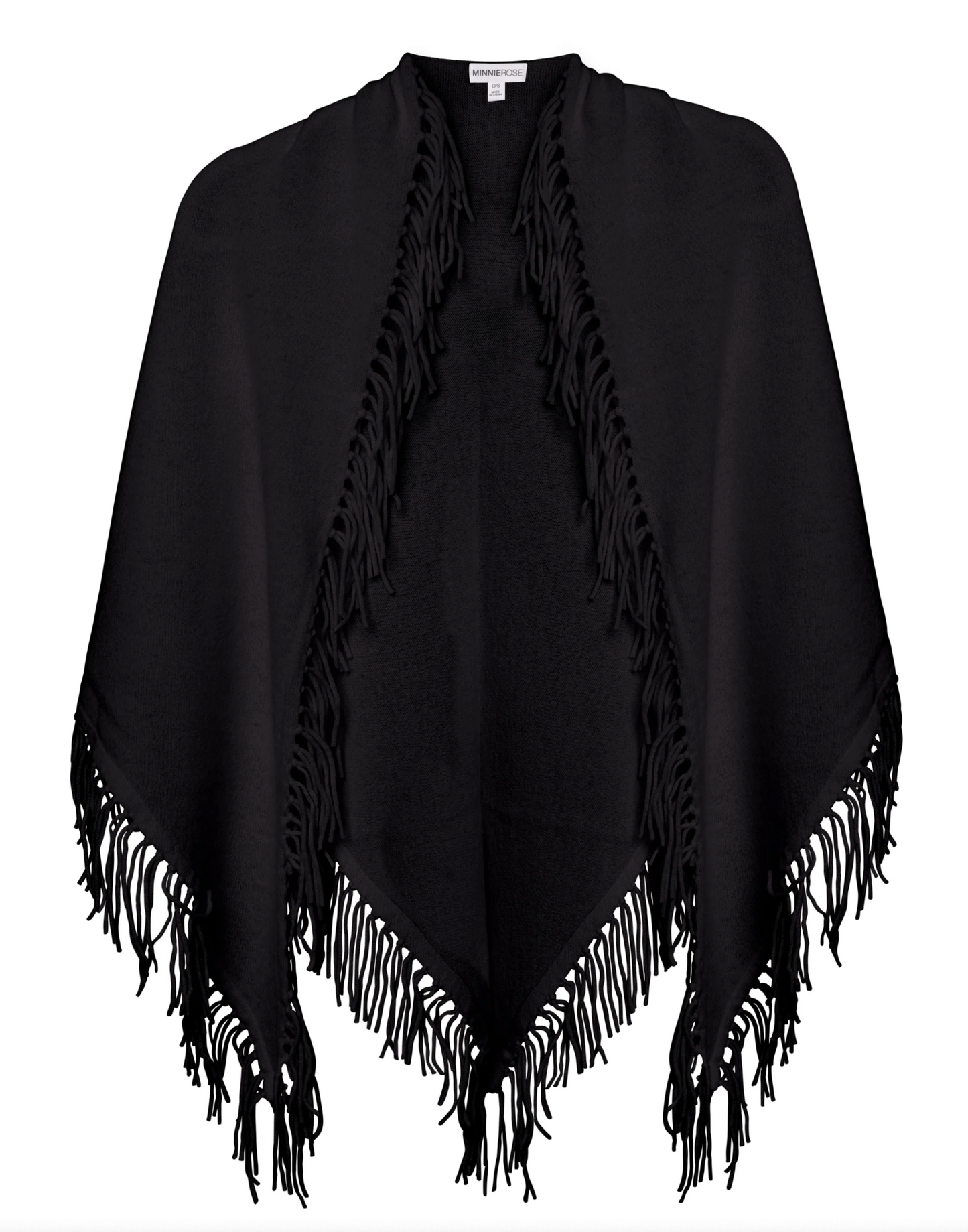 Minnie Rose Fringe Shawl