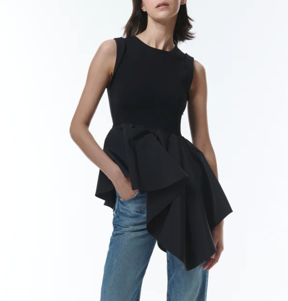 Theo Aphrodite Peplum Top