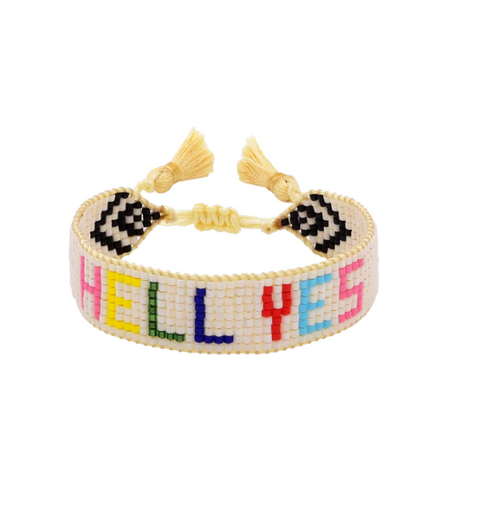 Hart Rainbow Hell Yes Bracelet