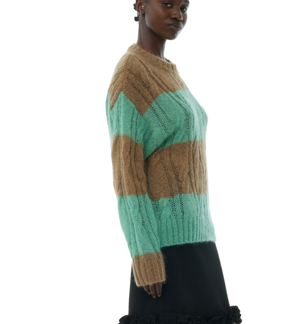 Ganni Striped Sweater
