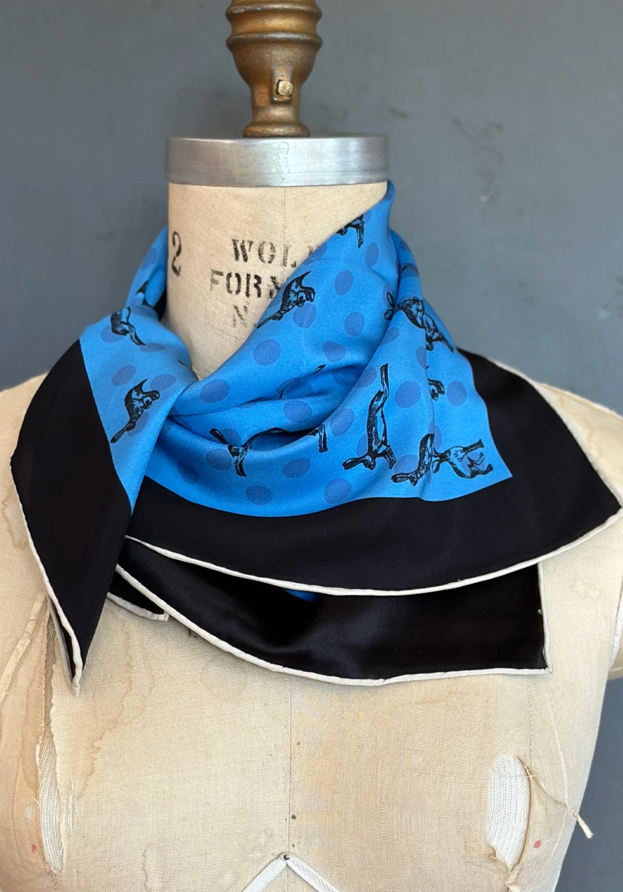 AHWR Jack French Blue Scarf