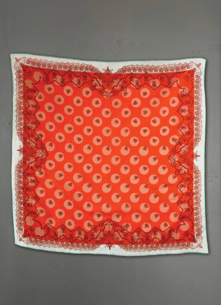 AHWR Orangeade Polka Bandana