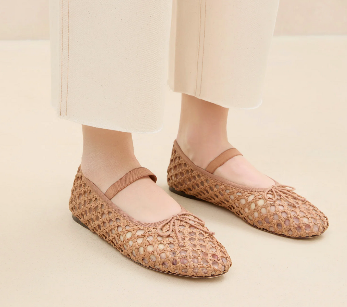 Loeffler Randall Leonie Crochet Flat