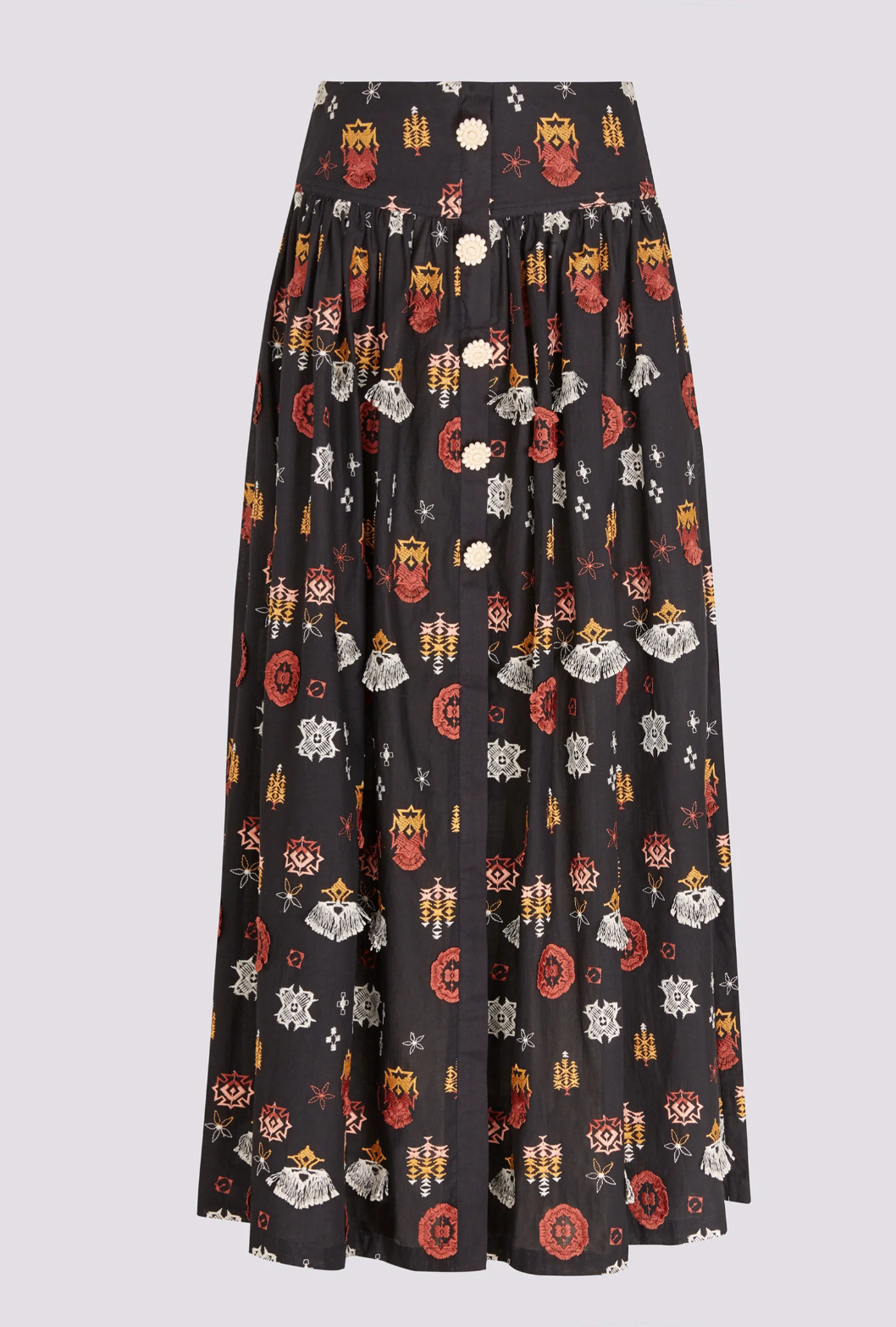 HM Emb. Maxi Skirt