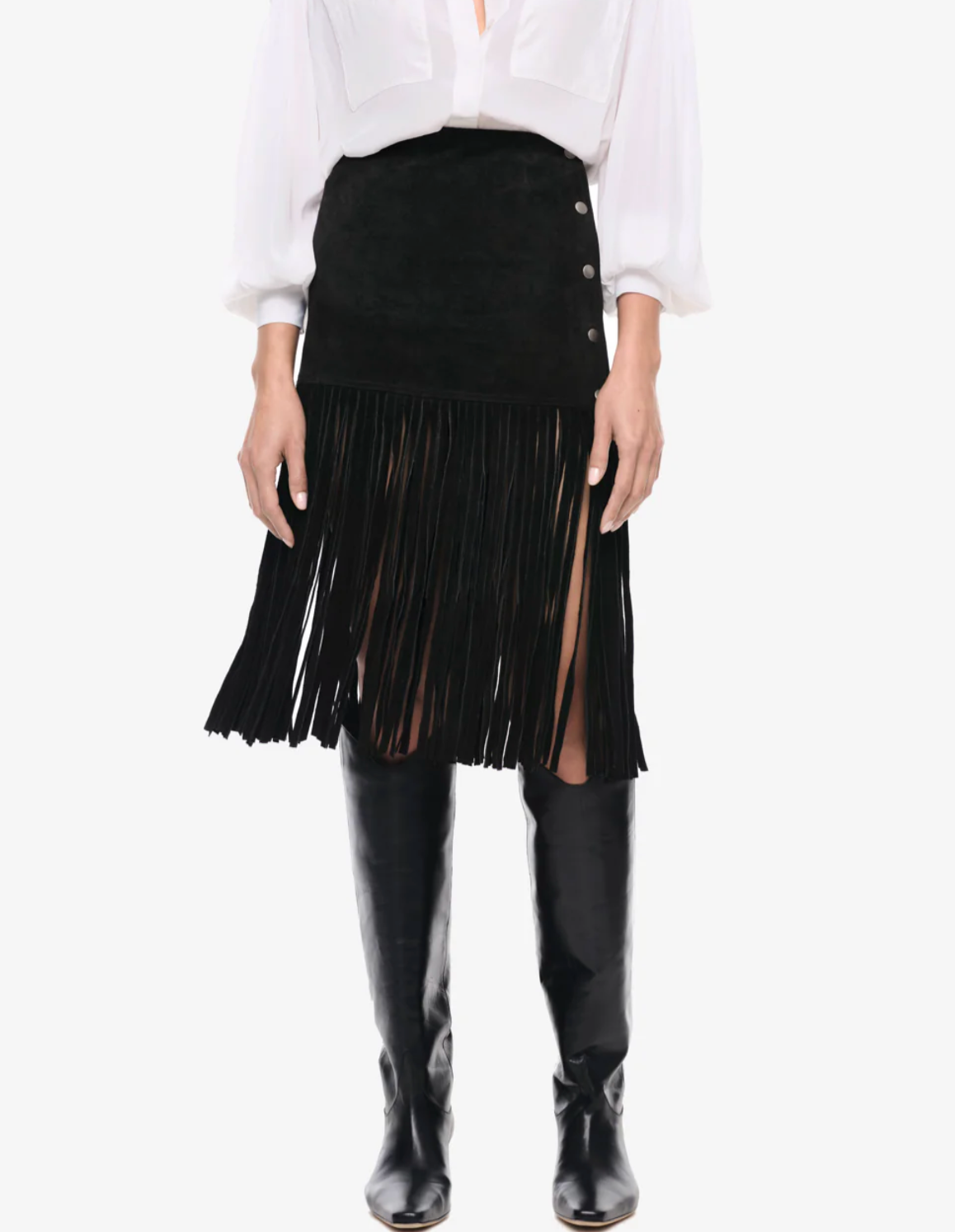 Smythe Fringe Skirt