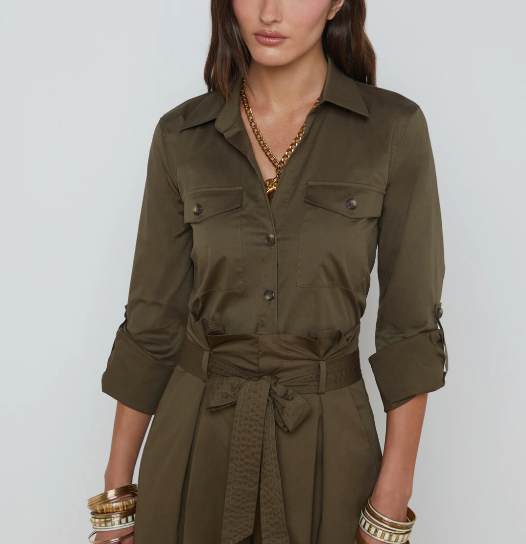 L'Agence Pearson Military Blouse