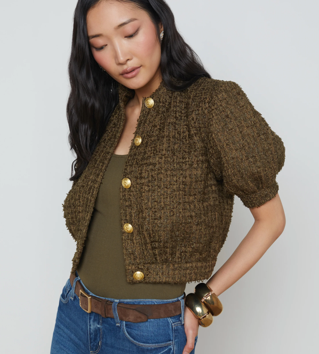 L'Agence Cove Crop Jacket