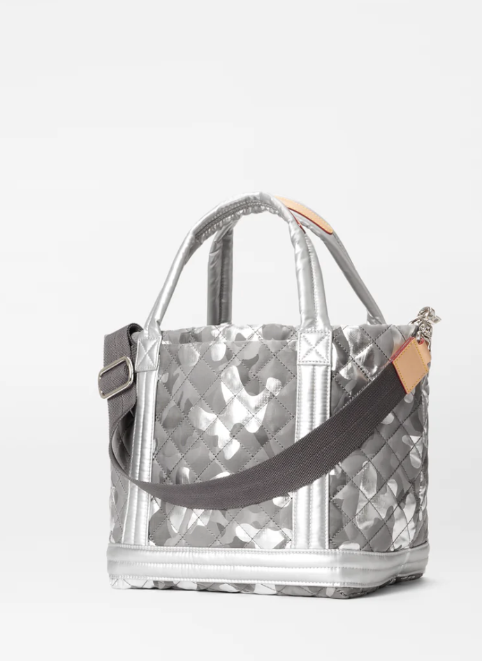 MZ Sm Empire Tote Silver Metallic Camo