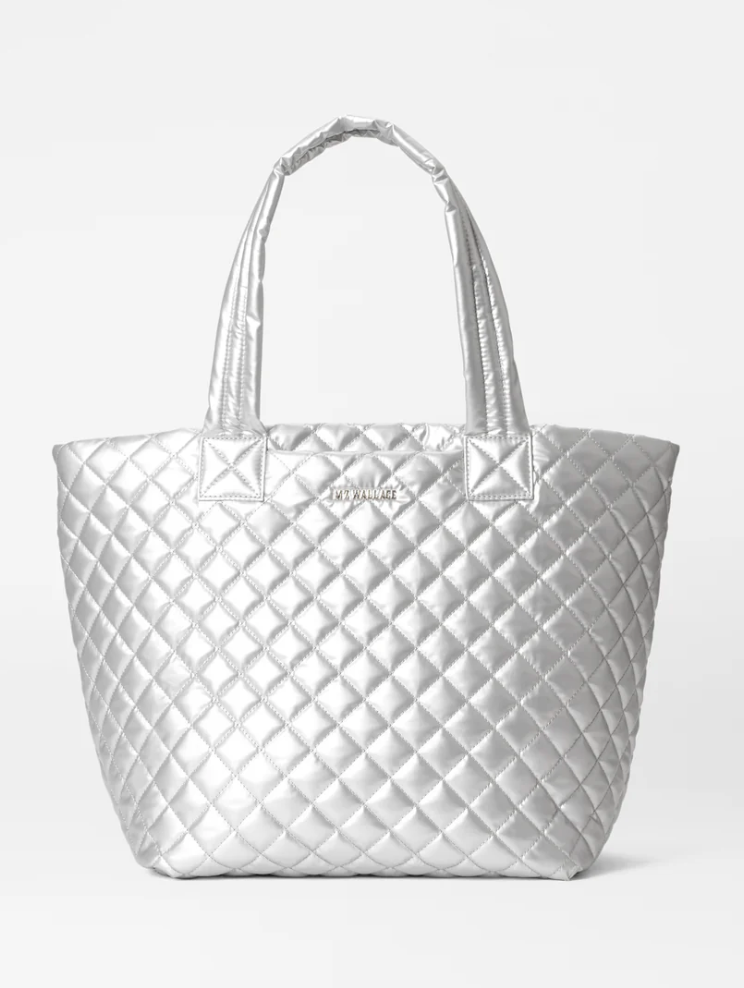 MZ Med Deluxe Metro Tote Matte Silver