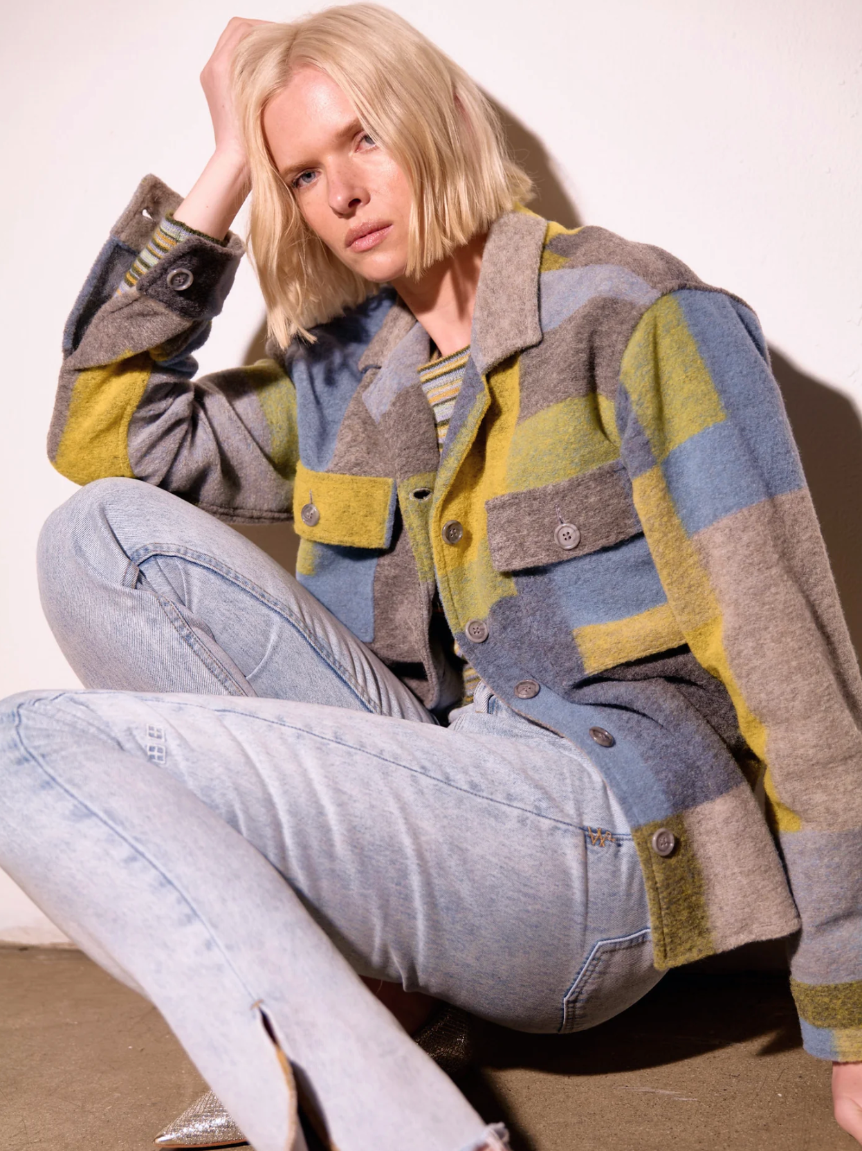 Le Superbe Nirvana Pendleton Jacket