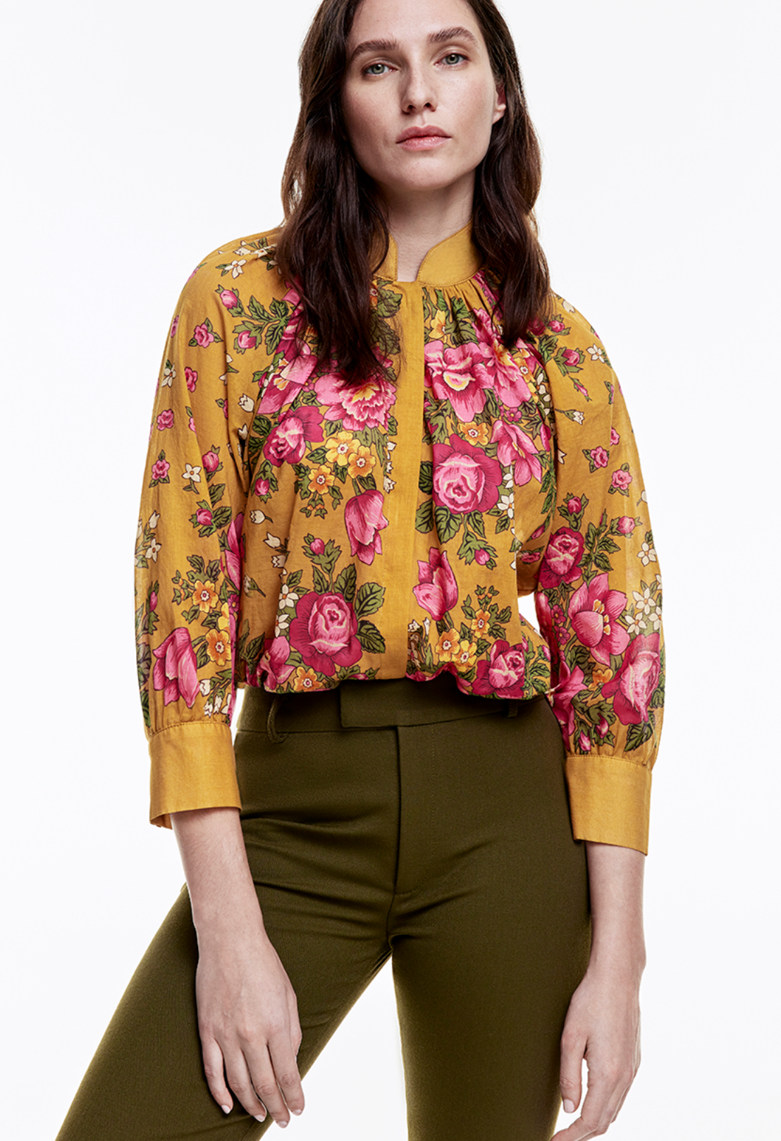 Smythe Gathered Blouse