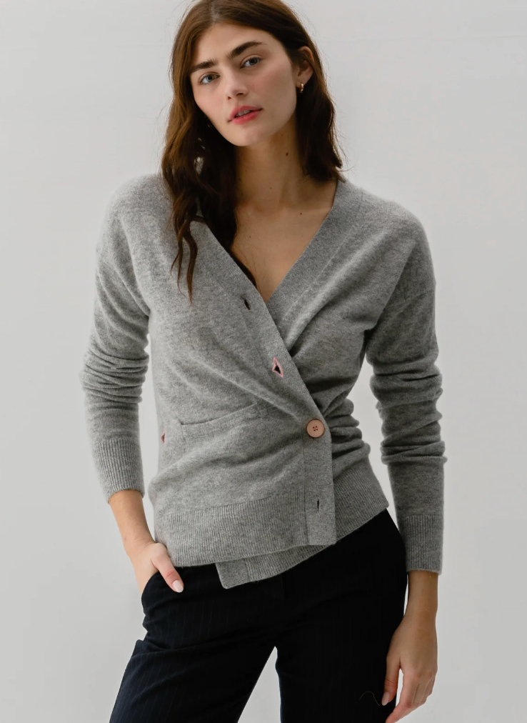 Cissa Wrap Cardigan Cashmere