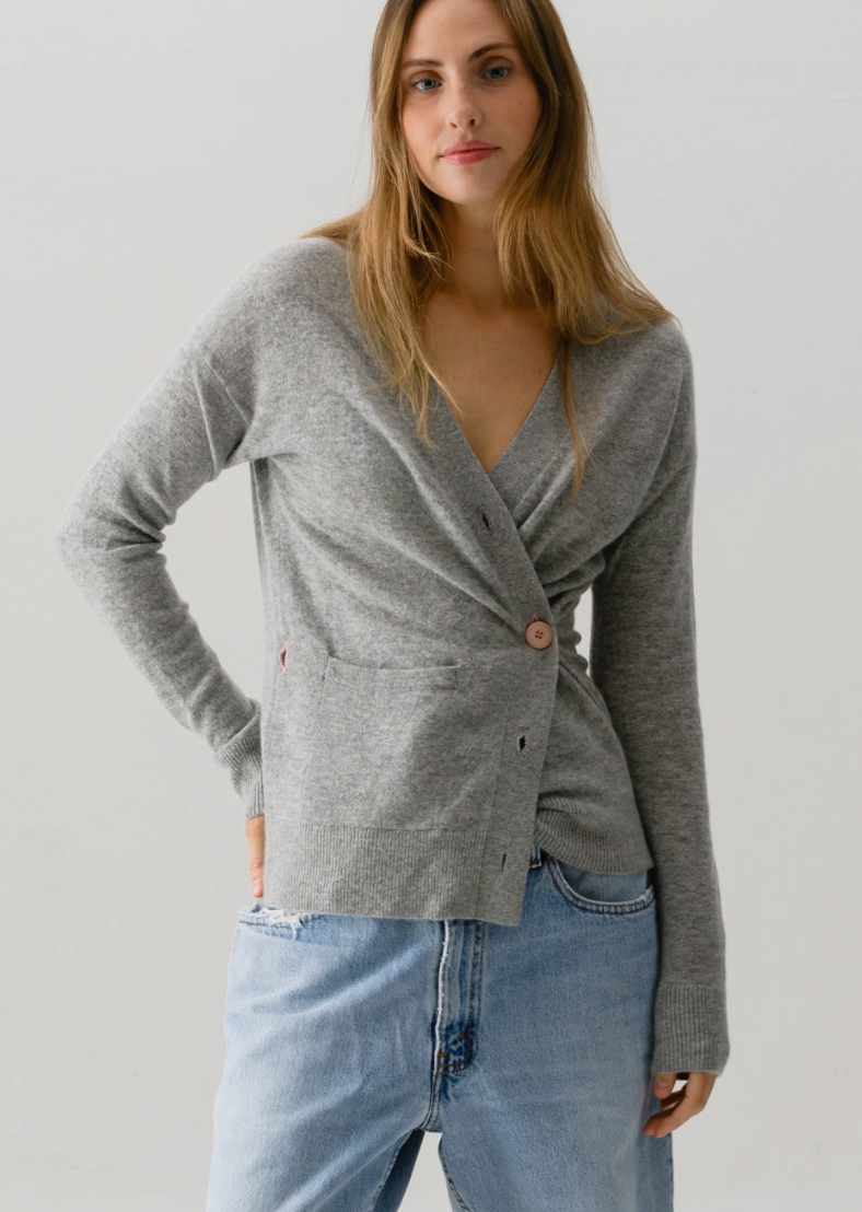 Cissa Wrap Cardigan Cashmere