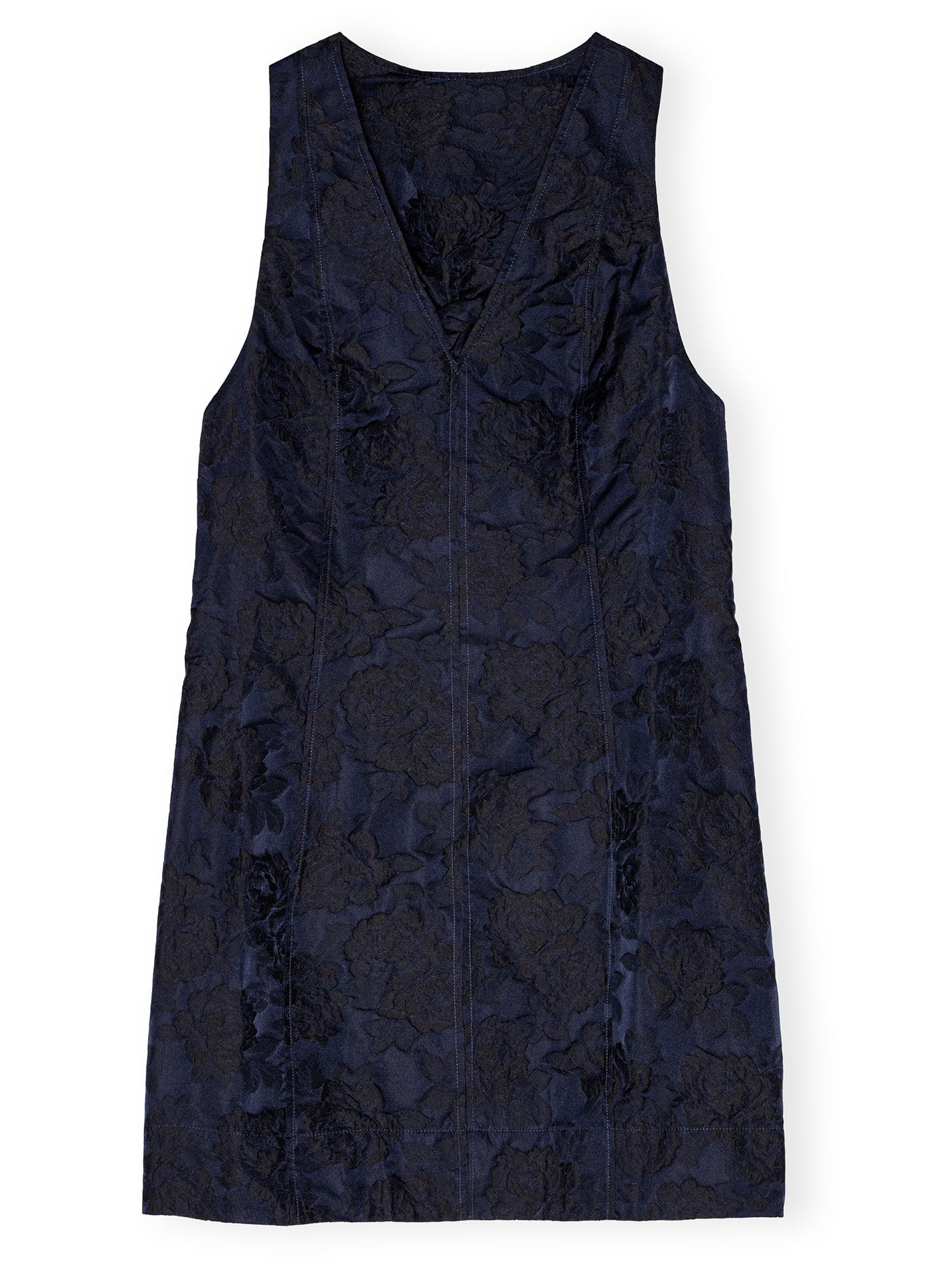 Ganni Jacquard Tie Dress